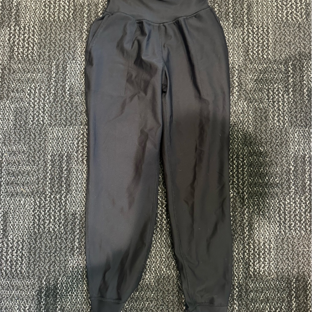 Black legging joggers